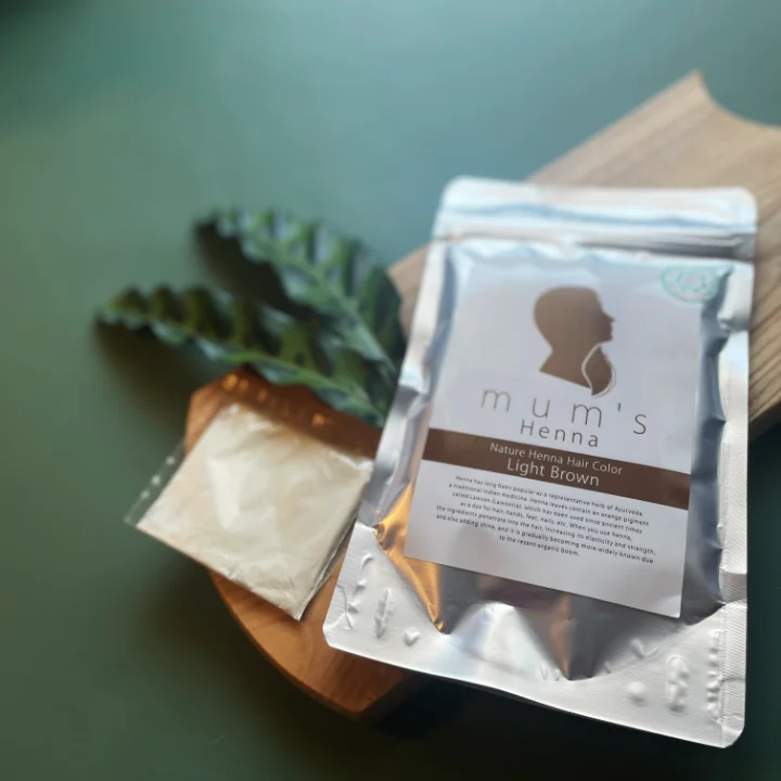 【マムズヘナ】ライトブラウン・ハーブパウダーセット