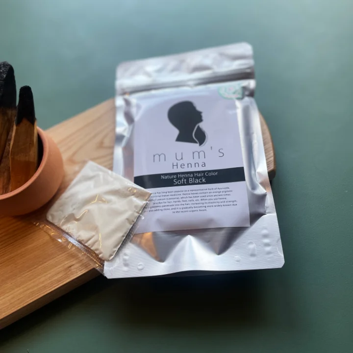 【マムズヘナ】ソフトブラック・ハーブパウダーセット