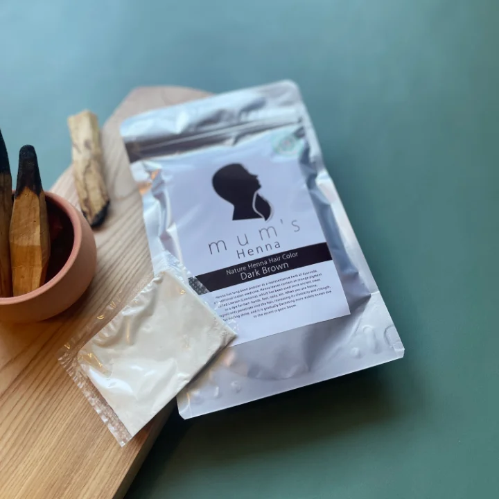 【マムズヘナ】ダークブラウン・ハーブパウダーセット